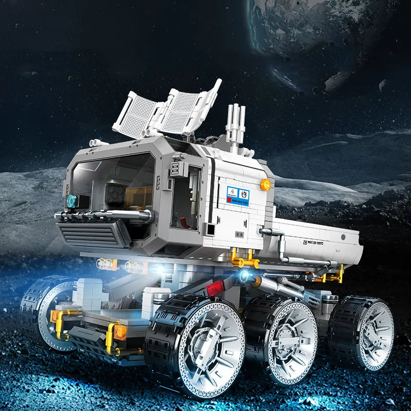 Wandering Earth II Space Adventure Building Blocks Set - Astronaut Figures Moon Vehicle Lunar Transporter Space Station Bricks Toys for Children Gift