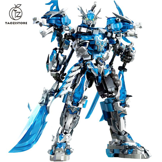 Assembled Robot Model 2006+ Pieces, Cool Urban Mech Warrior Toy, Holiday Gift for Adults and Kids