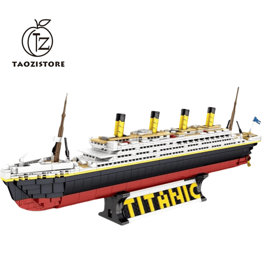 Large Titanic Model Building Blocks Set, 1333 Pieces Adult Challenging Giant Titanic Cruise Ship Model Building Blocks Set Toys, Suitable for 10 11 12 13 14 15 16 Years Old