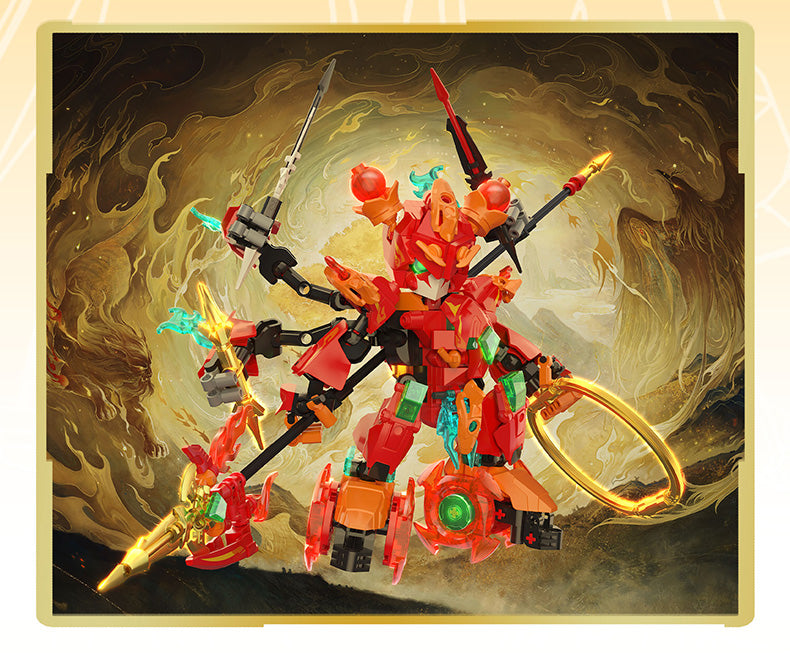 Cool city mecha warrior toys, holiday gifts for adults and children [375PCS]