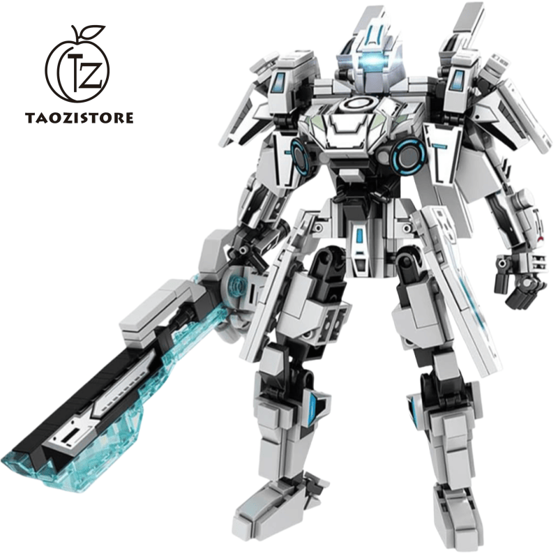 Battle doll mecha assembly kit (535 pieces), game hero mecha action figure model, fan collection building block toys, children's birthday gift