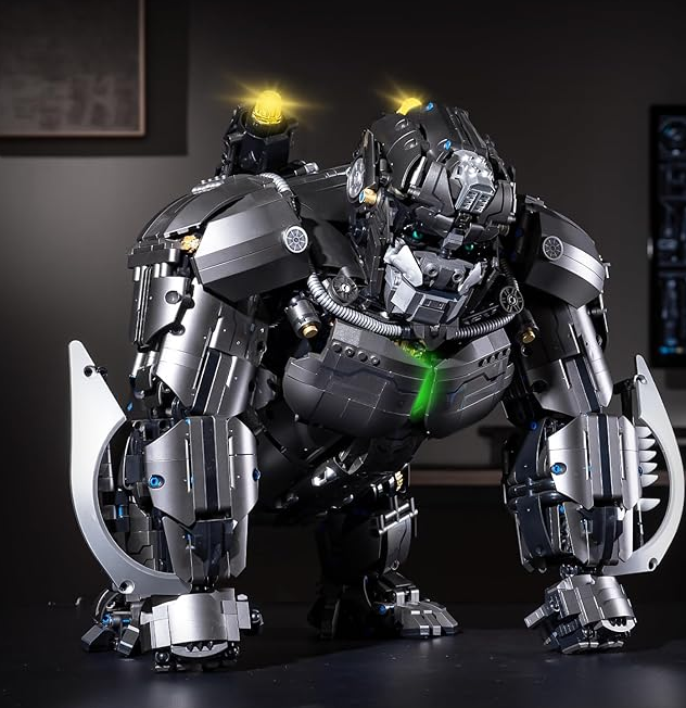 mecha robot Building Set,Transforming Robot Building mechs,KingKong Mecha Robot Construction Kit for Boys,Mecha Transforming Gift for Adults and Kids Boys