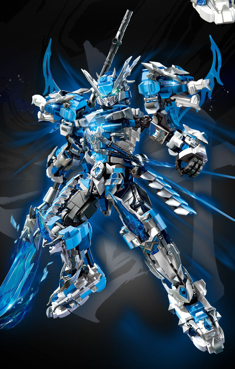 Cool city mecha warrior toys, holiday gifts for adults and children [2006 pieces]