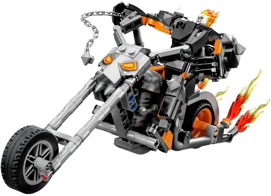 Ghost Rider Mech & Bike 76245 Building Toy Set for Kids, Boys, and Girls Ages 7+ (264 Pieces)