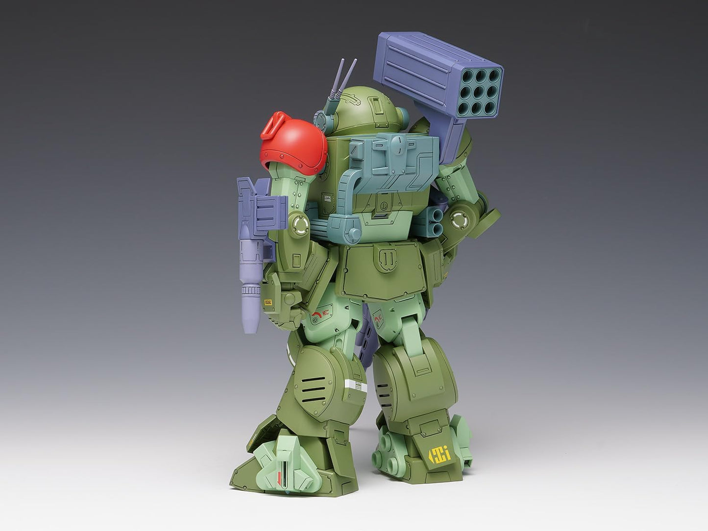 Armored Trooper Votoms Scope Dog Red Shoulder Custom 1/24 Scale Total Height Approx. 7.5 inches (19 cm), Color Coded Plastic Model