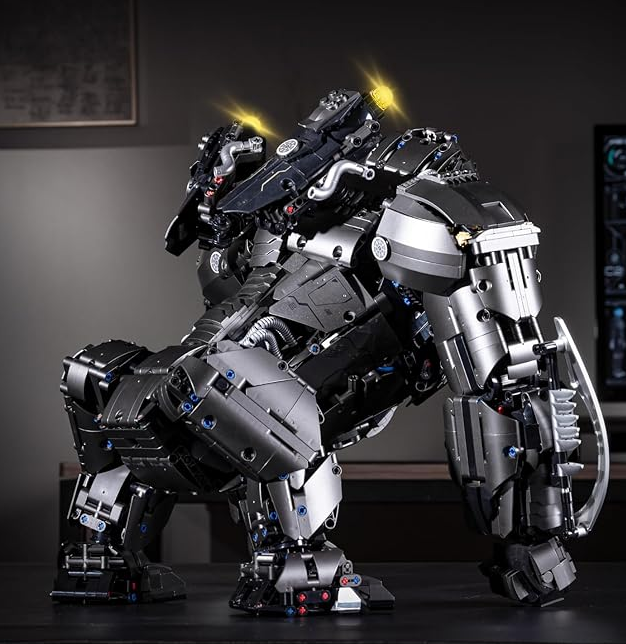 mecha robot Building Set,Transforming Robot Building mechs,KingKong Mecha Robot Construction Kit for Boys,Mecha Transforming Gift for Adults and Kids Boys