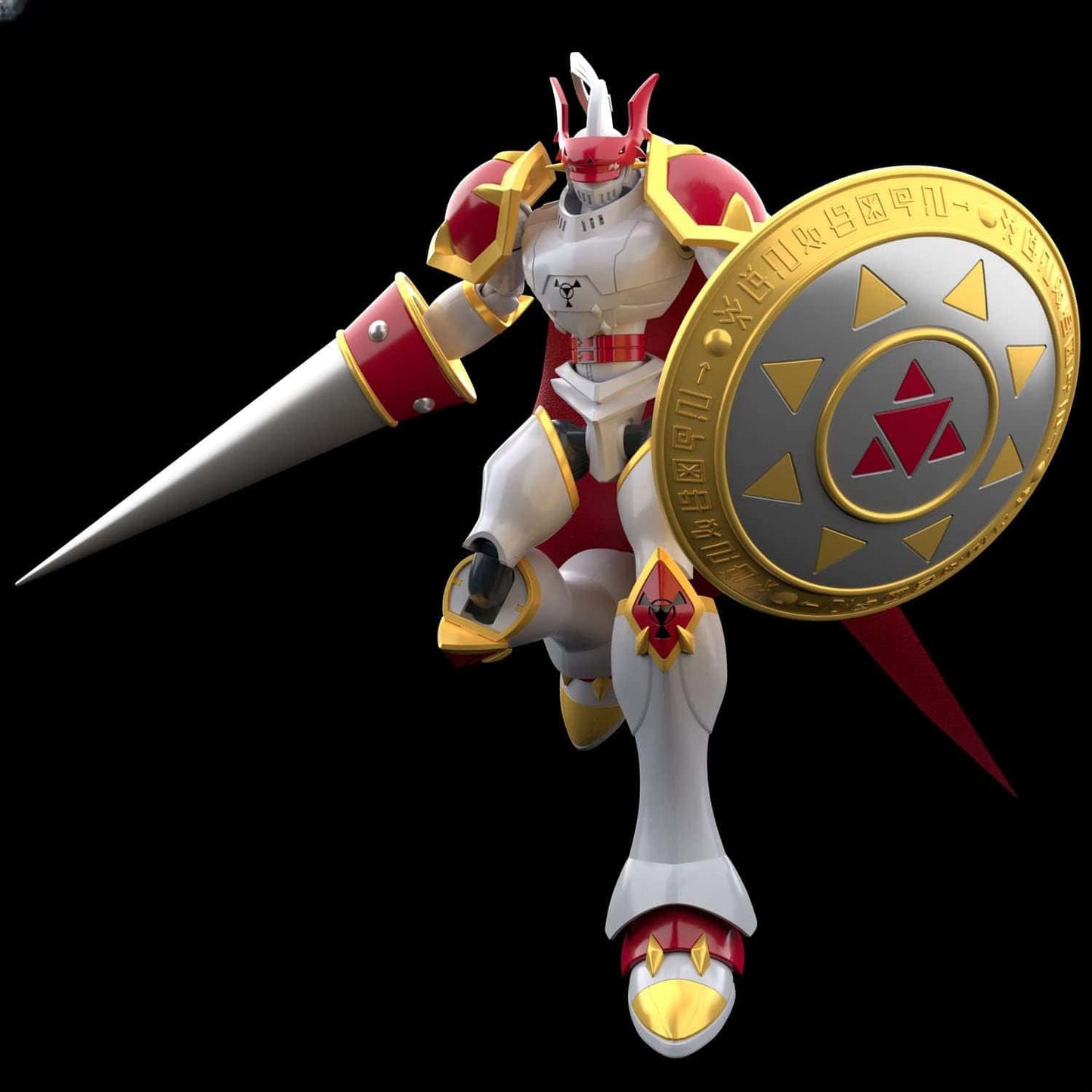 Crimson Knightmon Dukemon assembly model