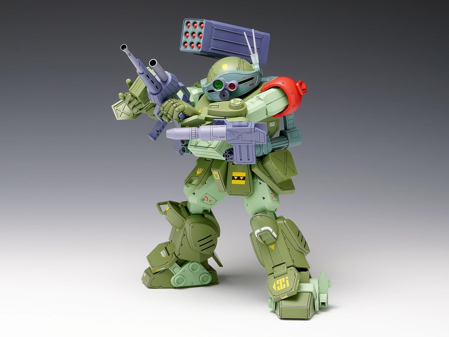 Armored Trooper Votoms Scope Dog Red Shoulder Custom 1/24 Scale Total Height Approx. 7.5 inches (19 cm), Color Coded Plastic Model