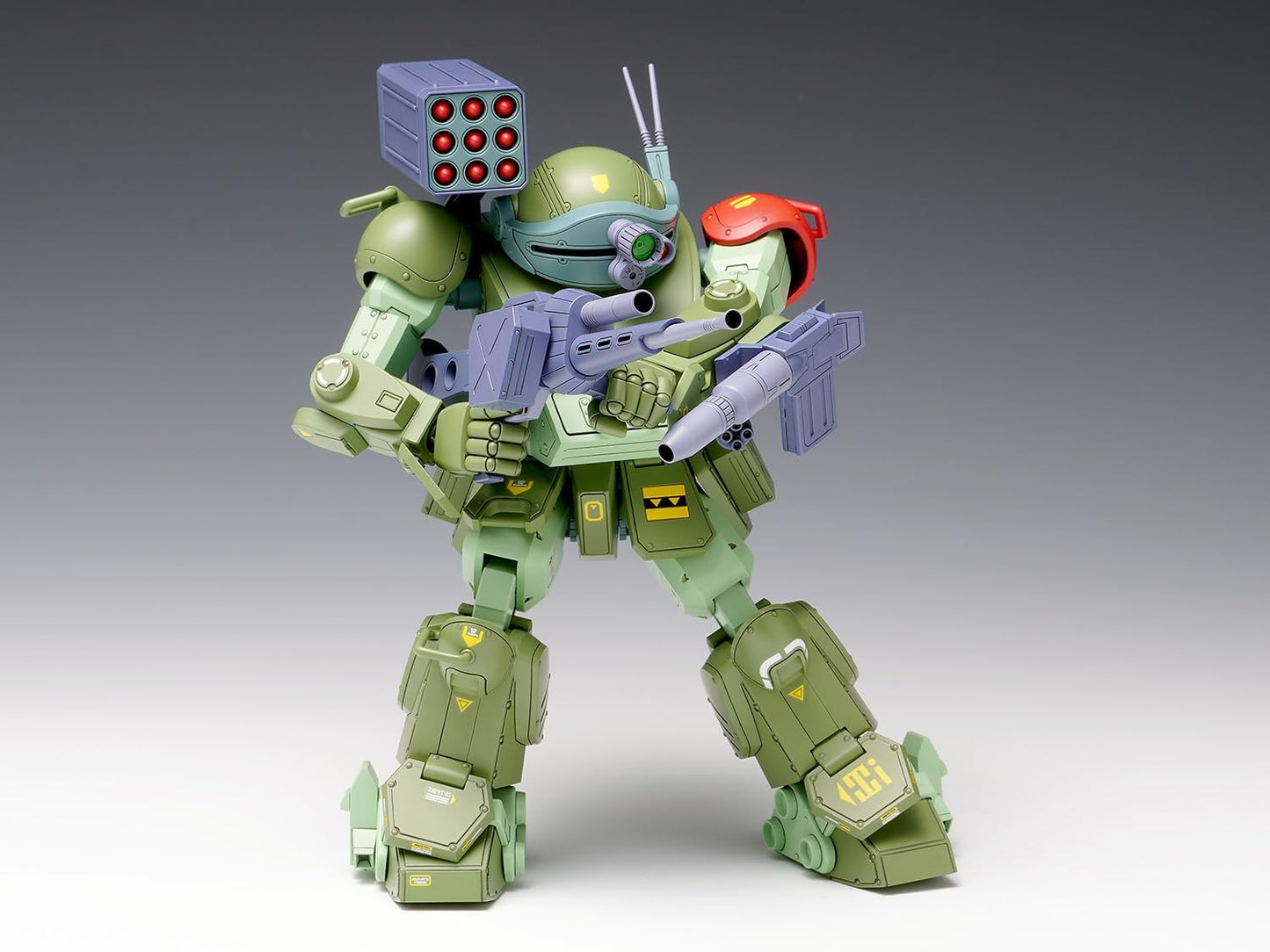 Armored Trooper Votoms Scope Dog Red Shoulder Custom 1/24 Scale Total Height Approx. 7.5 inches (19 cm), Color Coded Plastic Model