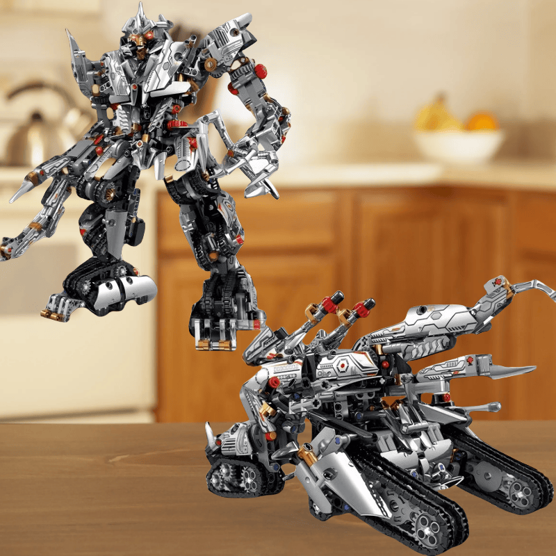 Assembled Robot Model Kit 2366+ Pieces, Cool Urban Mech Warrior Toy, Holiday Gift for Adults and Kids