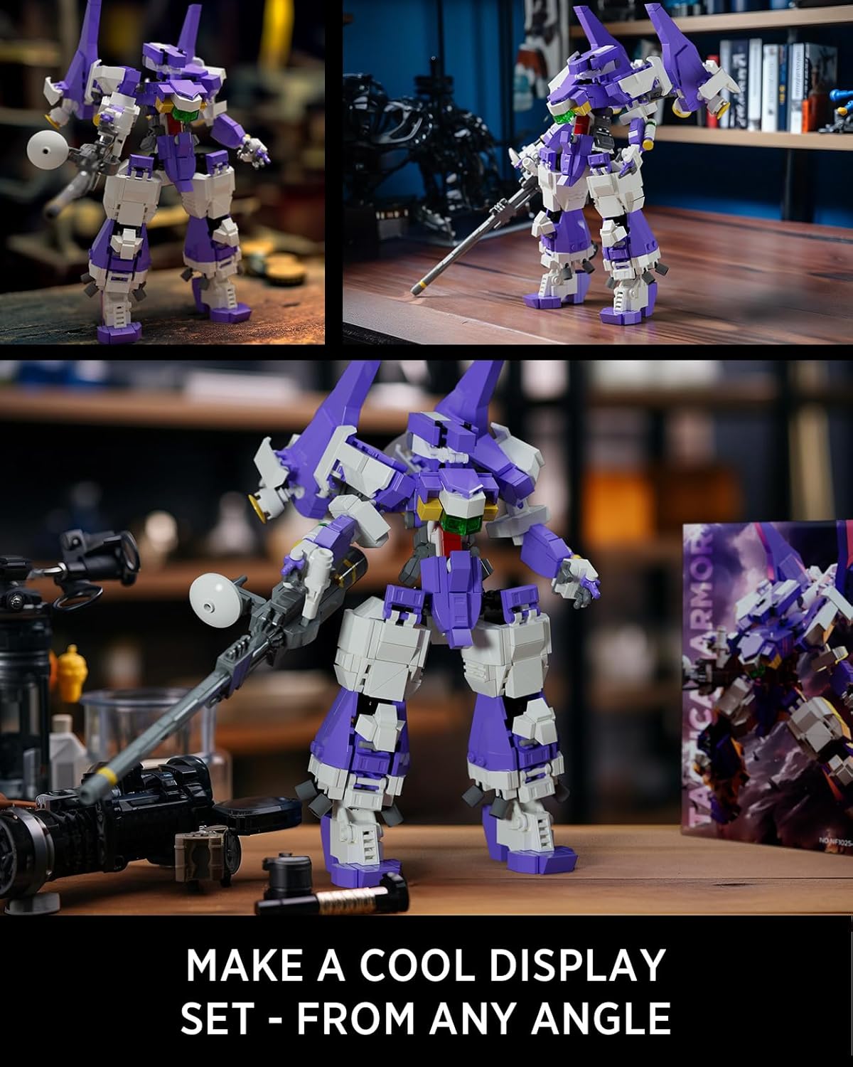 Wuotan mecha building block kit, fun model toy, suitable for gift giving