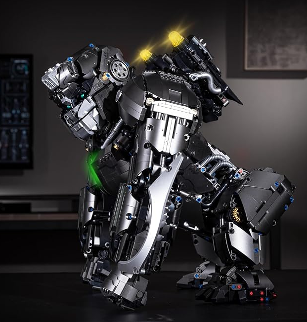 mecha robot Building Set,Transforming Robot Building mechs,KingKong Mecha Robot Construction Kit for Boys,Mecha Transforming Gift for Adults and Kids Boys