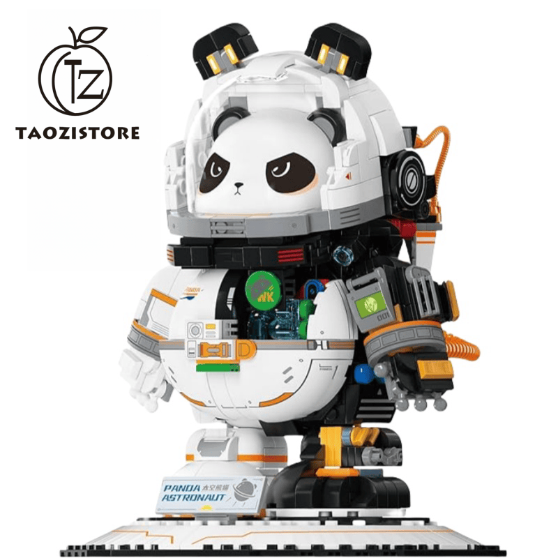 Space Panda Astronaut Building Toys, Cool & Cute Animals Panda Bear Display Model, Space Toys Sets for Adults Kids Boys Girls Aged 8 9 10 11 12 13 14+, Ideal Gifts Idea(829 Pieces)